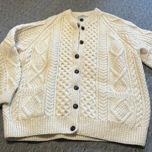 Irish cable knit cardigan